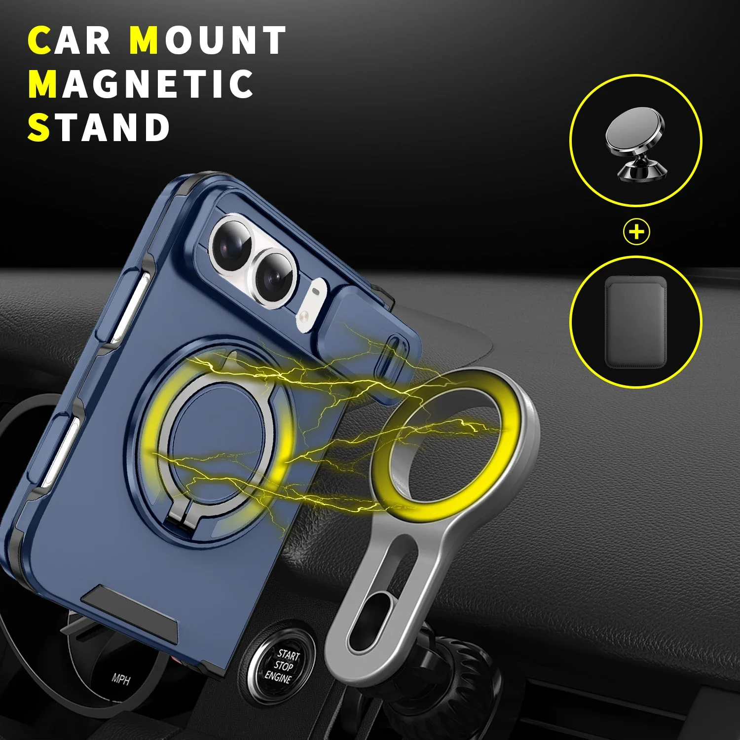 Case for IPhone Duo, Shockproo - Phone Accessories Holder Car recension och pris