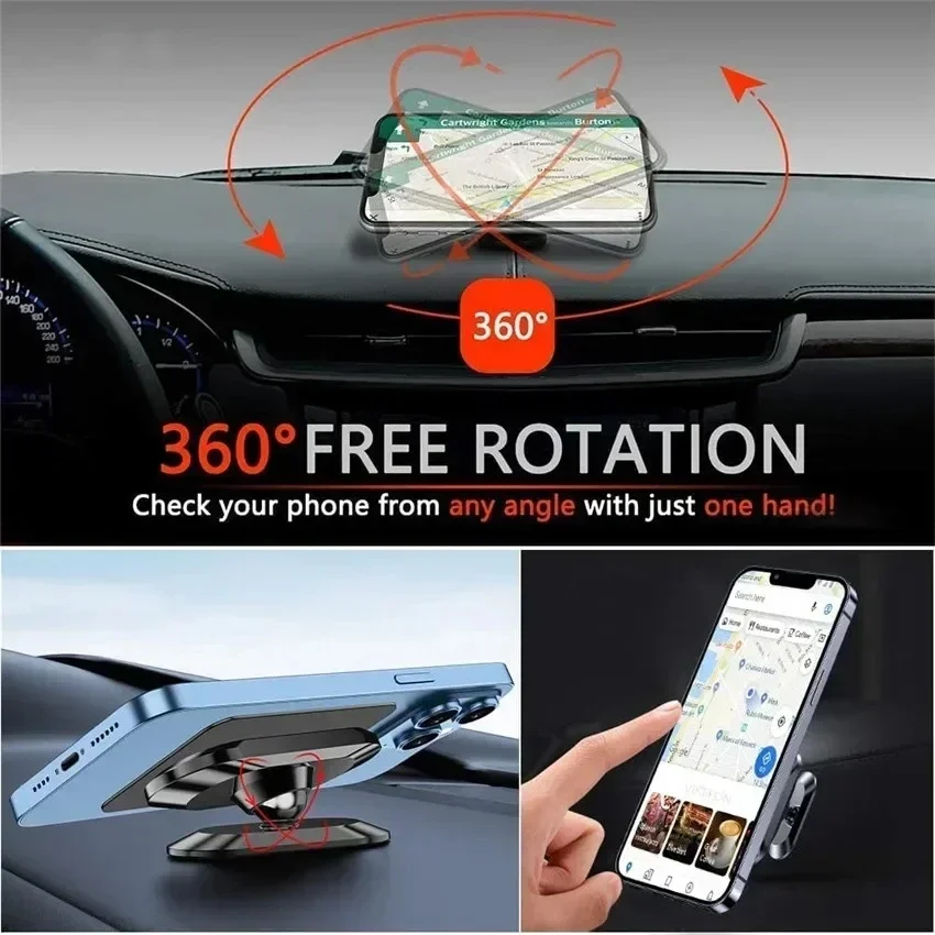 360° Magnetic Car Phone Holder - Phone Accessories Holder Car recension och pris