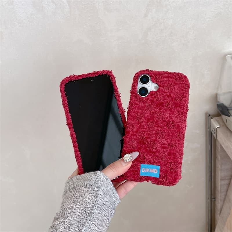 Angora Red Fuzzy Phone Case fo - Apple Iphone 15 recension och pris