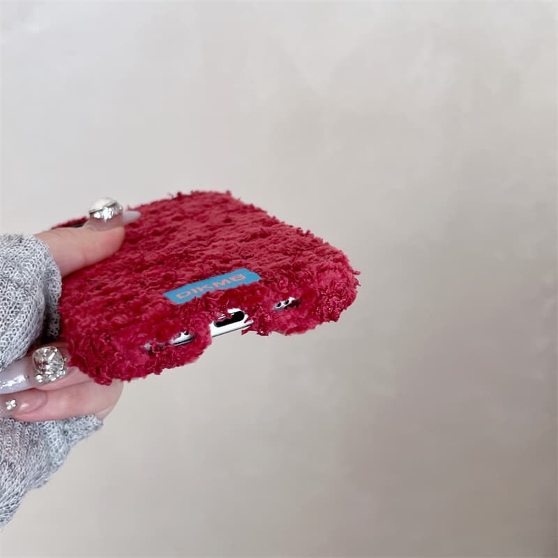 Angora Red Fuzzy Phone Case fo - Apple Iphone 15 recension och pris